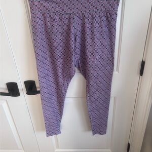 Sundance Catalog Purple Patterned Leggings